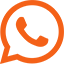Whatsapp icoon in wit