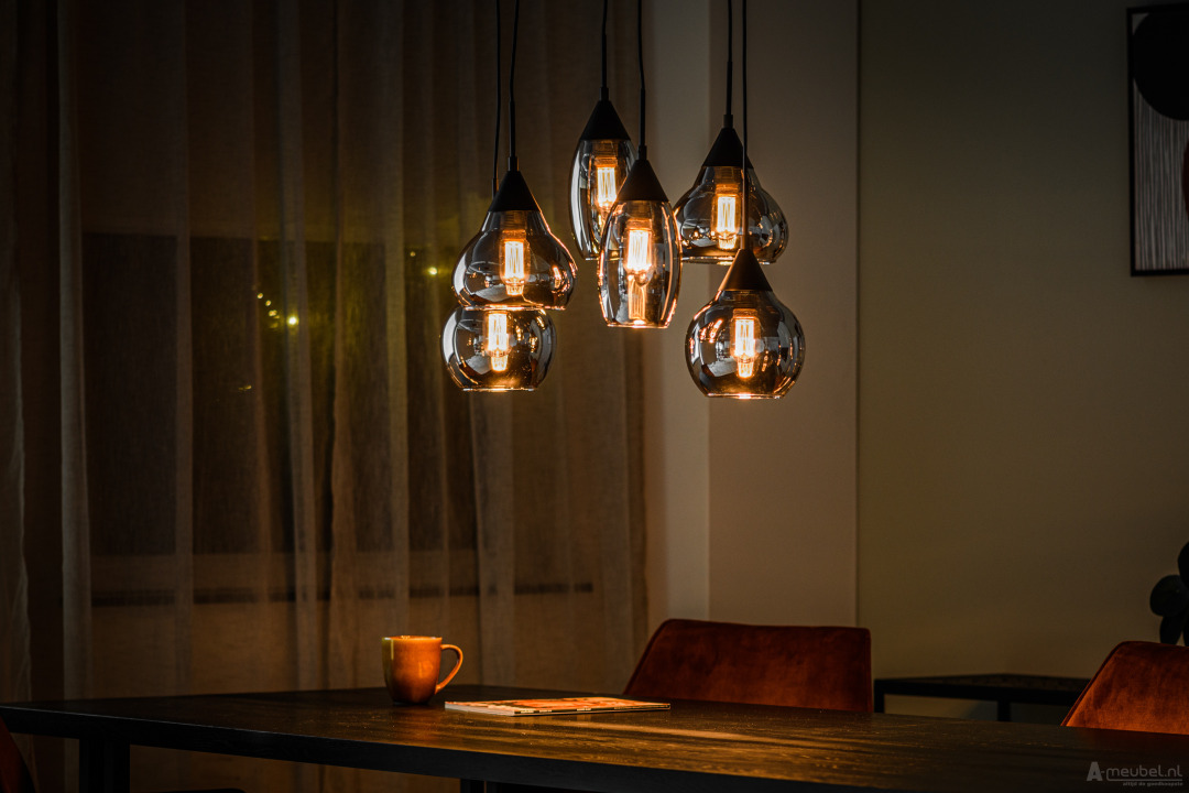 Hanglamp 6-lichts Lola 45cm – foto 4 – A-meubel