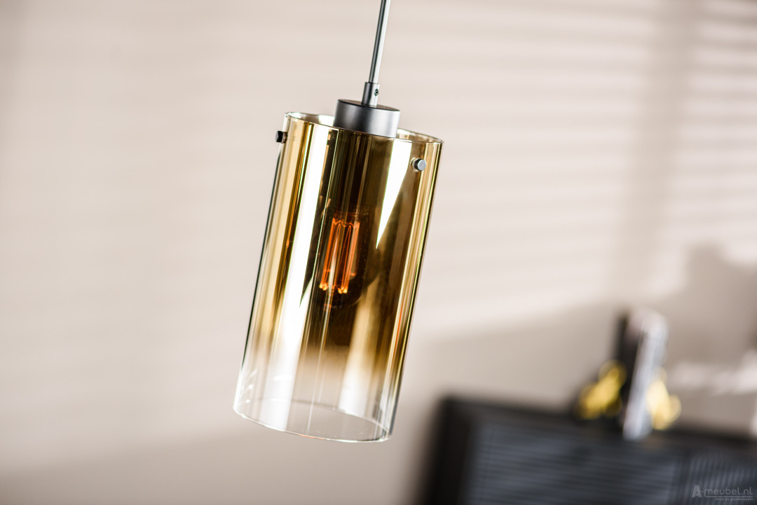 Hanglamp 4 lichts Goud 120cm – foto 5 – A-meubel