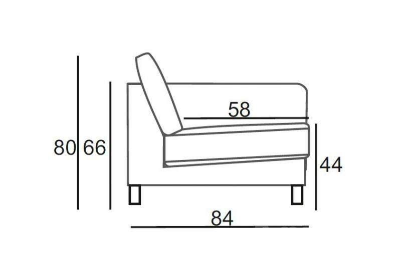 Bank Alverna 4 Zits 254cm – foto 5 – A-meubel