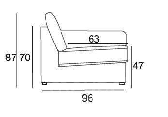 Loungebank Berlicum 270cm – foto 3 – A-meubel