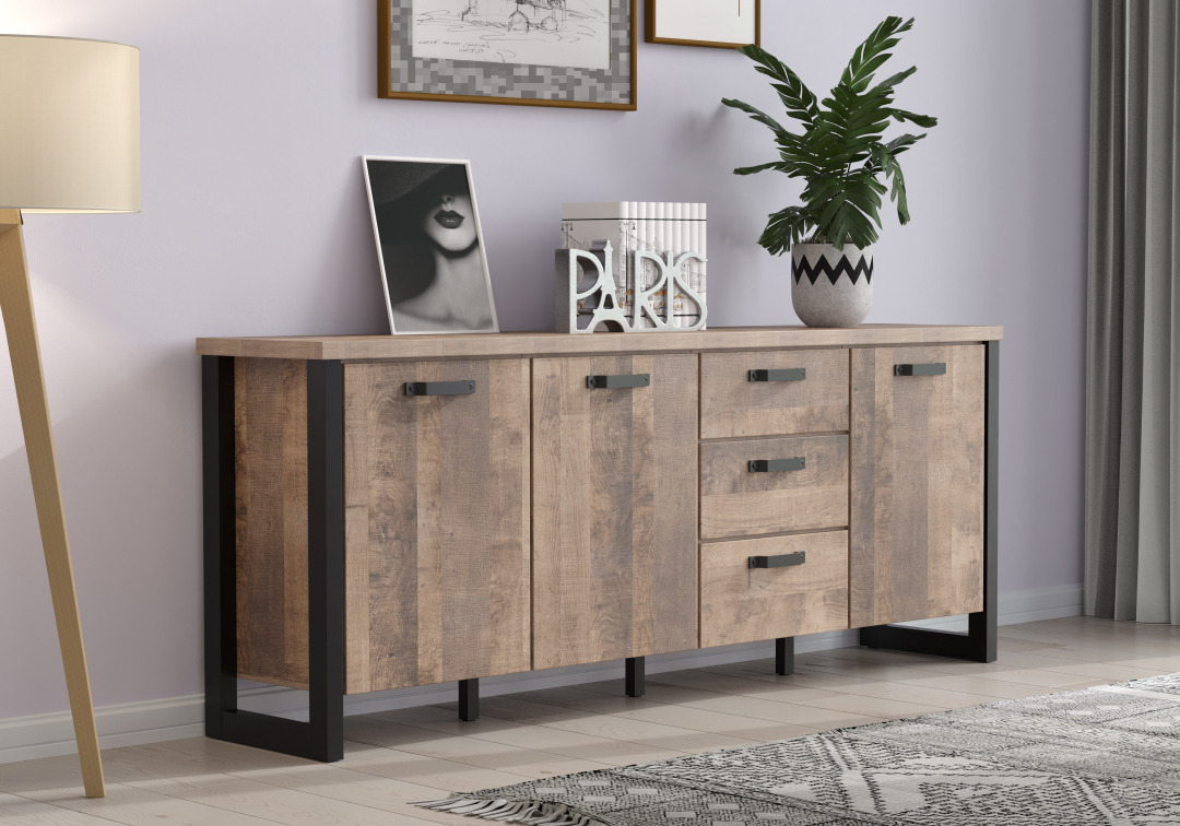 Eerbeek Dressoir 214cm – foto 2 – A-meubel