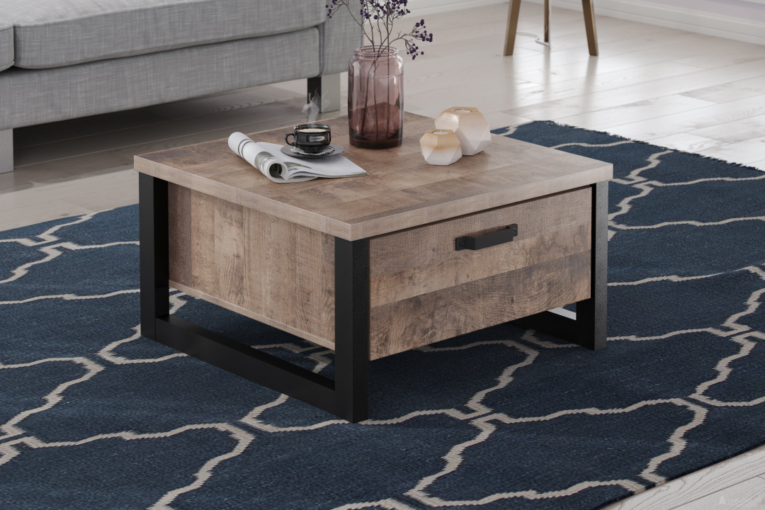 Eerbeek Salontafel met lade 80cm – foto 2 – A-meubel