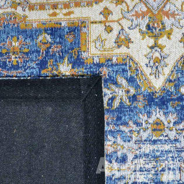 Vloerkleed Norwich Blauw-Goud 230cm – foto 4 – A-meubel