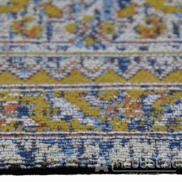 Vloerkleed Norwich Blauw-Goud 230cm – foto 2 – A-meubel