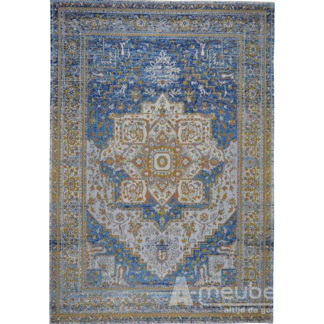 Vloerkleed Norwich Blauw-Goud 230cm – foto 3 – A-meubel