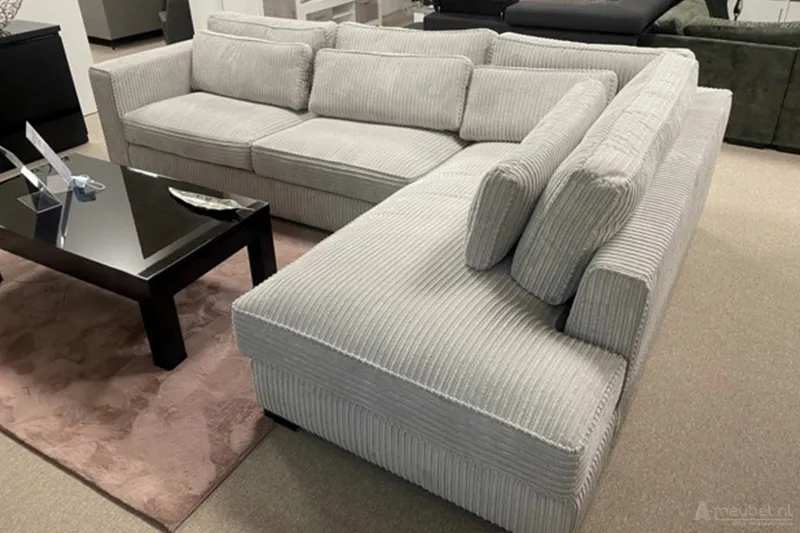 Loungebank Almere 2 zits + Longchair 292cm – foto 3 – A-meubel