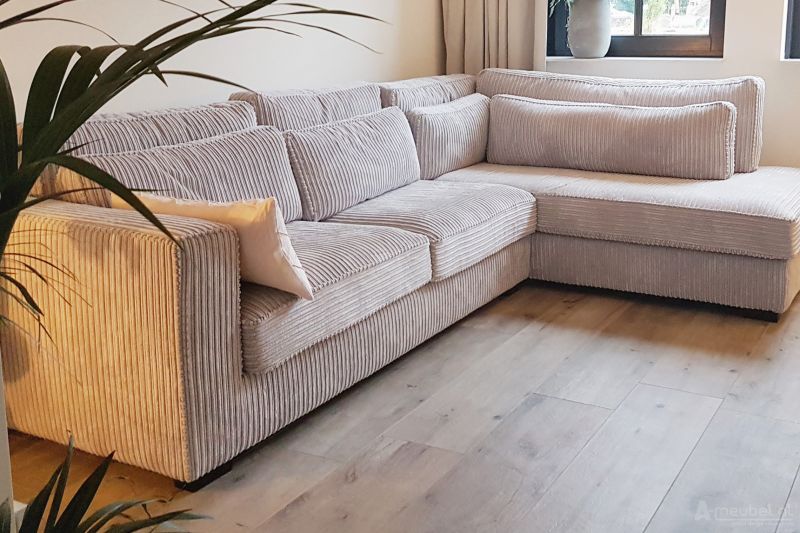 Hoekbank Almere Ottomaan 292cm – foto 4 – A-meubel