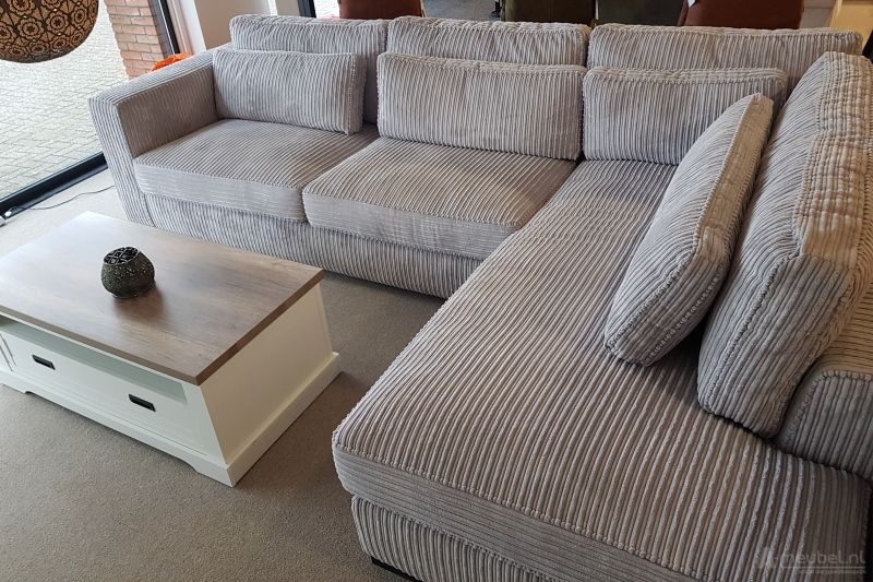 Hoekbank Almere Ottomaan 292cm – foto 5 – A-meubel