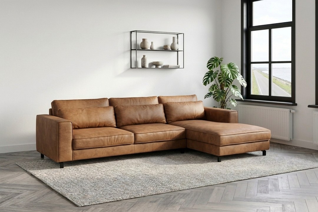 Loungebank Ilpendam 2 Zits + Longchair 292cm – foto 3 – A-meubel