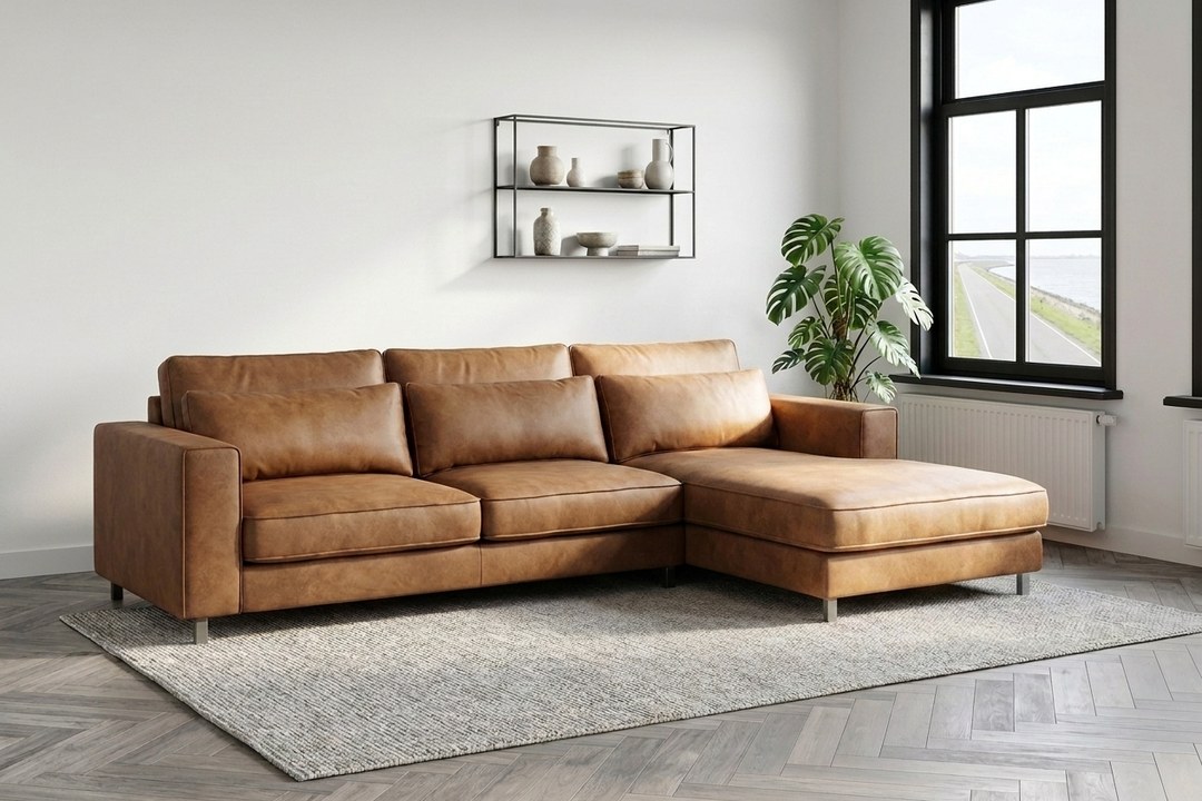 Loungebank Ilpendam 2 Zits + Longchair 292cm – foto 4 – A-meubel