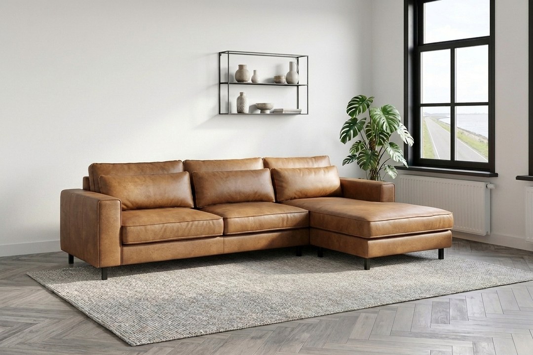 Loungebank Ilpendam 2 Zits + Longchair 292cm – foto 5 – A-meubel