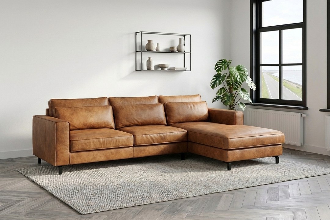 Loungebank Ilpendam 2 Zits + Longchair 292cm – foto 6 – A-meubel