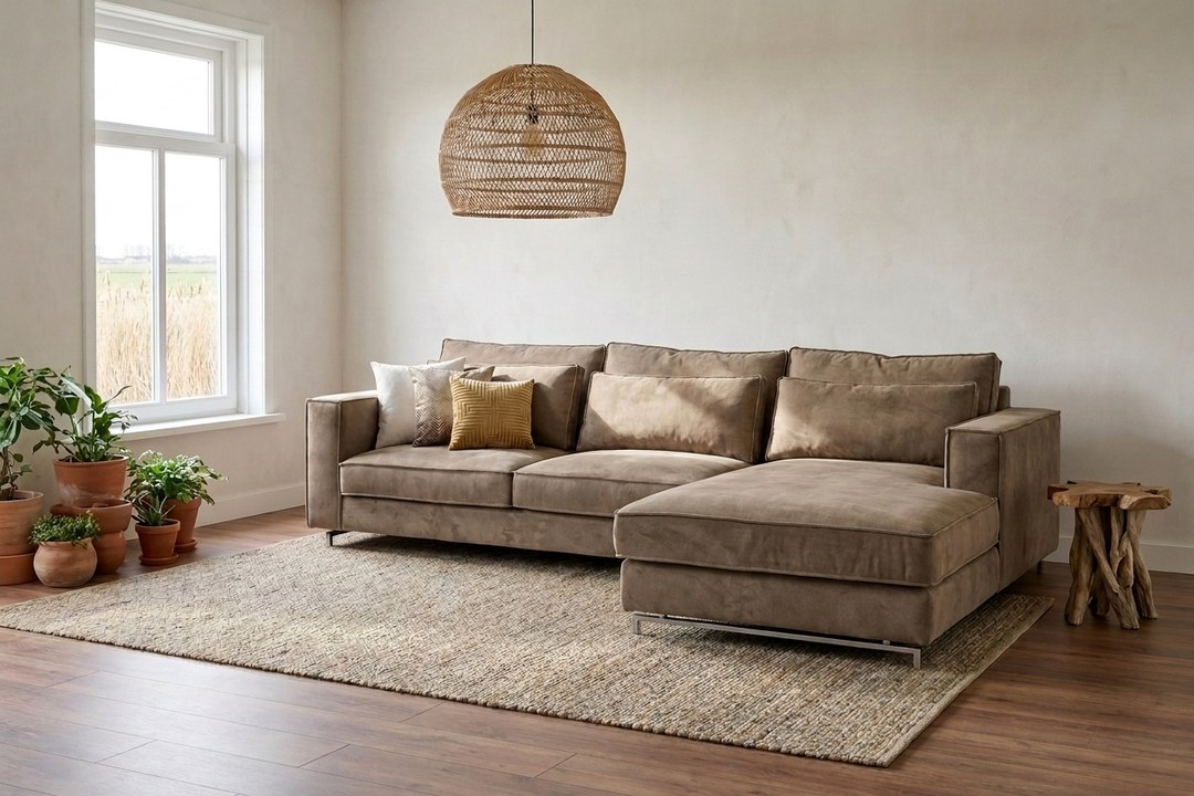 Loungebank Indijk 2 Zits + Longchair 292cm – foto 2 – A-meubel
