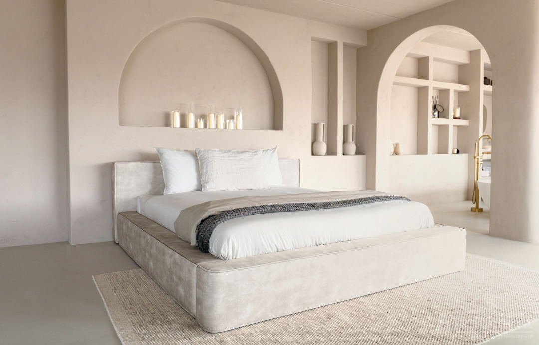 Designbed Adore Pearl Beige 140cm – foto 2 – A-meubel
