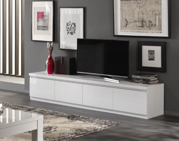 Apeldoorn TV meubel Groot Wit 220cm – foto 2 – A-meubel
