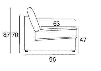 Bank Berlicum 3 Zits (2 delig) 220cm – foto 3 – A-meubel