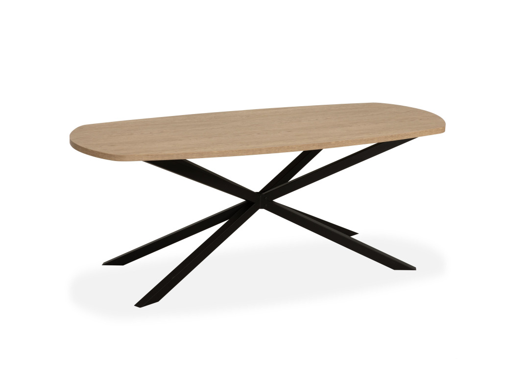 Eettafel Ovaal Alkmaar 160cm – foto 2 – A-meubel