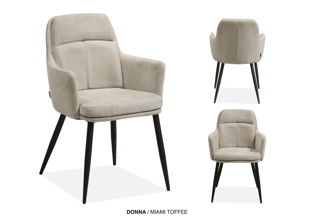 Eetkamerstoel Donna 58cm – foto 2 – A-meubel