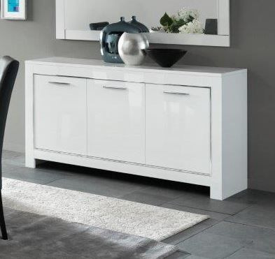 Marknesse Dressoir 3 Deurs Wit 160cm – foto 2 – A-meubel