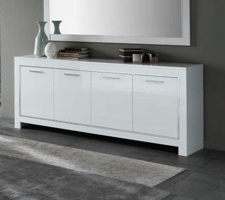 Marknesse Dressoir 4 Deurs Wit 207cm – foto 2 – A-meubel