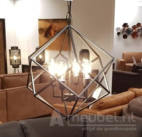 Drizella Hanglamp - mat zwart 61cm – foto 2 – A-meubel
