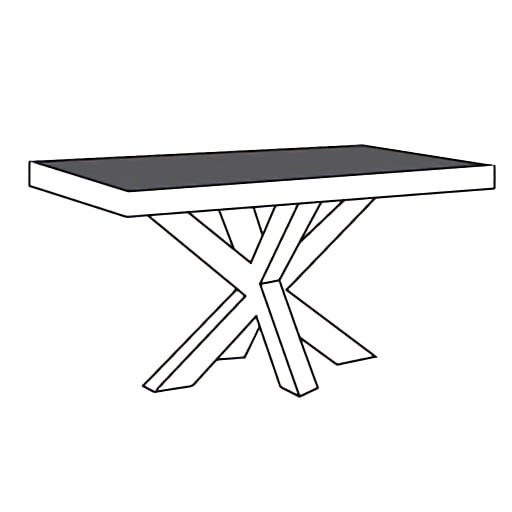 Bloemendaal Eettafel-MM 164cm – foto 2 – A-meubel
