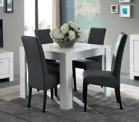 Marknesse Eettafel Vierkant 100x100cm Wit – foto 2 – A-meubel