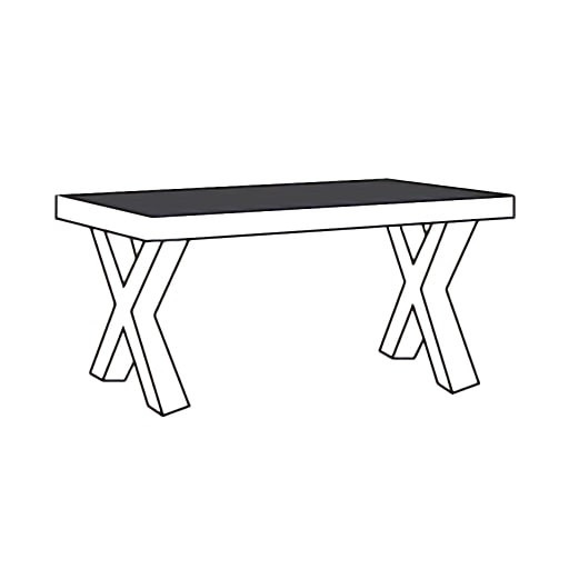 Eettafel-XM Tegelen 164cm – foto 2 – A-meubel