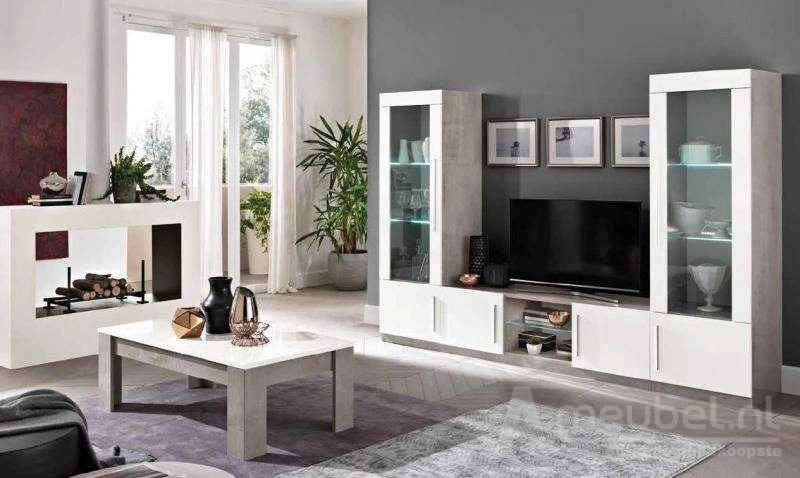 Woonkamerset Giethoorn Marmer Wit 126cm – foto 8 – A-meubel