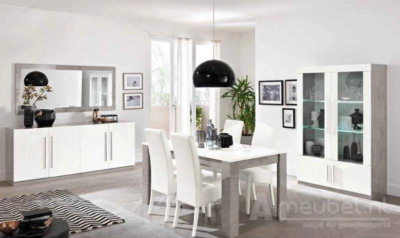 Woonkamerset Giethoorn Marmer Wit 126cm – foto 9 – A-meubel