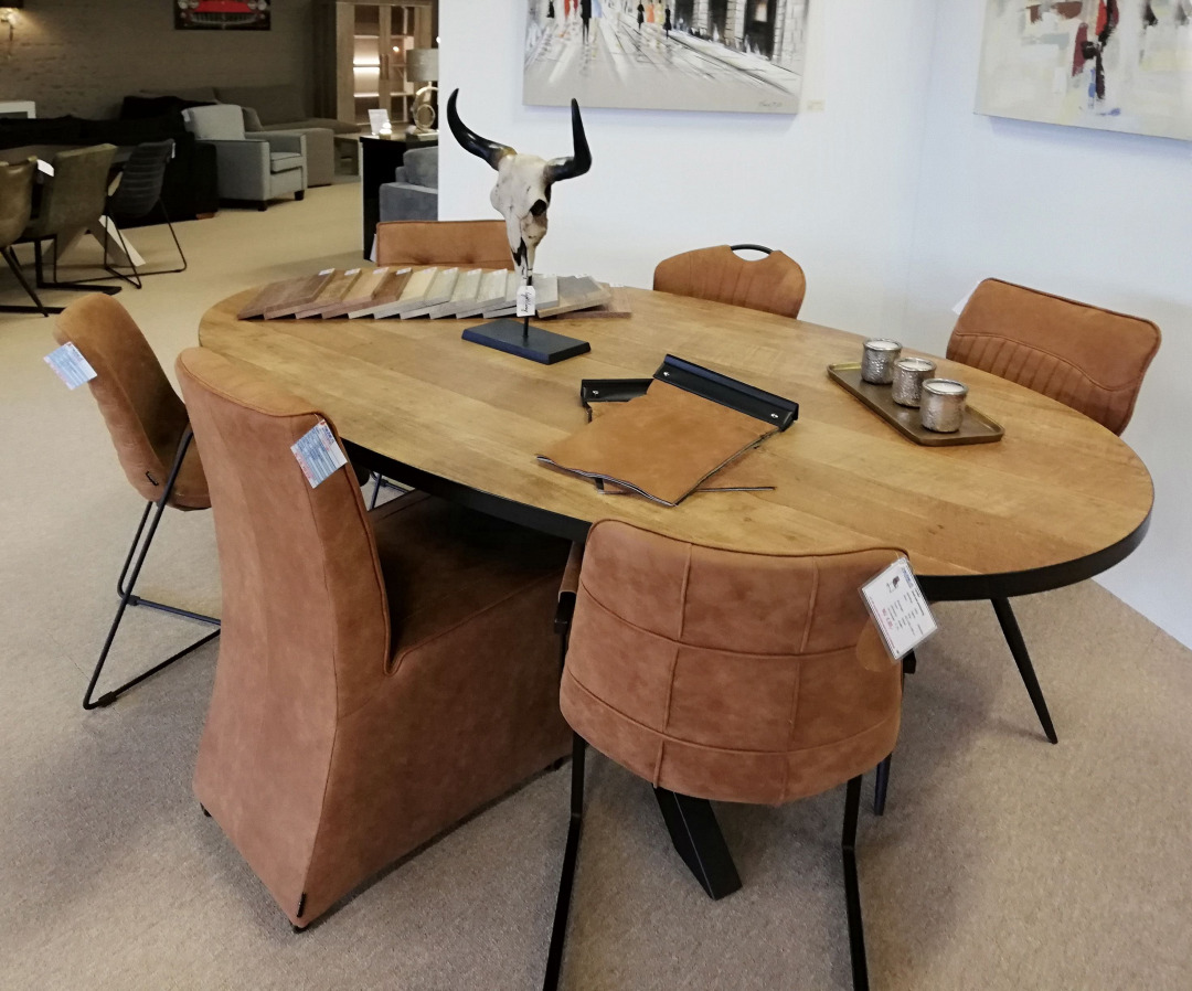 Scarlet Eettafel Ovaal 180cm – foto 4 – A-meubel