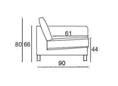 Hoekbank Julianadorp 2 Zits + Hoek + 2 Zits 235cm – foto 2 – A-meubel