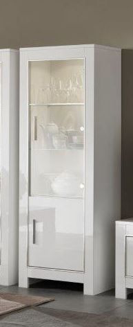 Kolomkast Glas Marknesse Wit 64cm – foto 2 – A-meubel