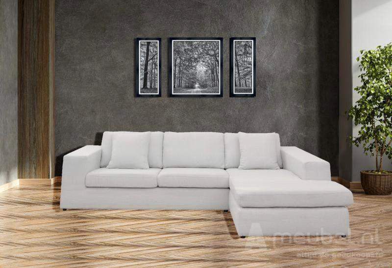Bank Lelystad Ottomaan Klein + 2 + Longchair 322cm – foto 3 – A-meubel