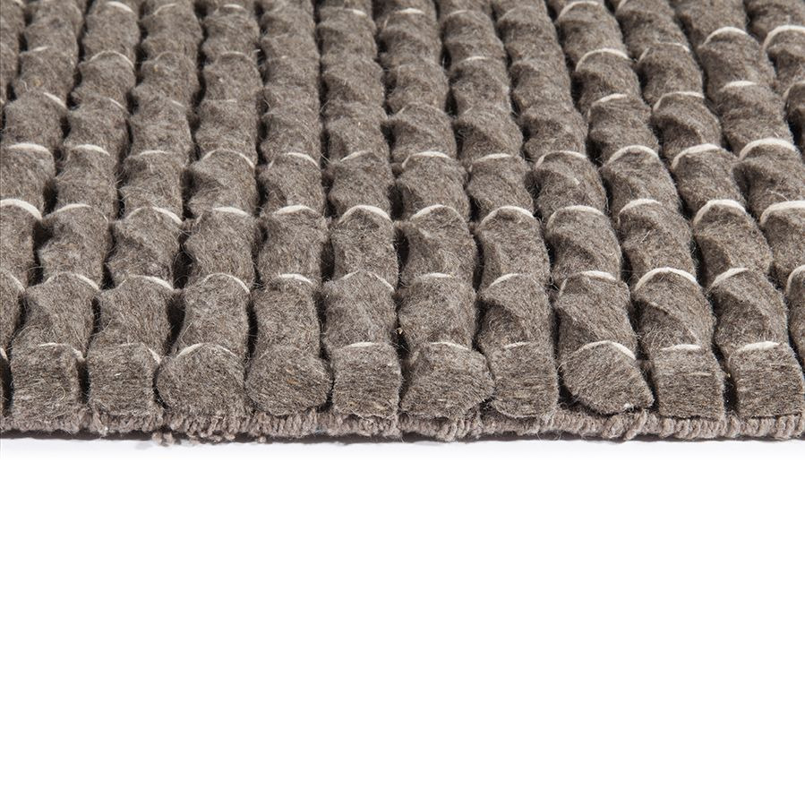 Vloerkleed London Grijs 165cm – foto 4 – A-meubel
