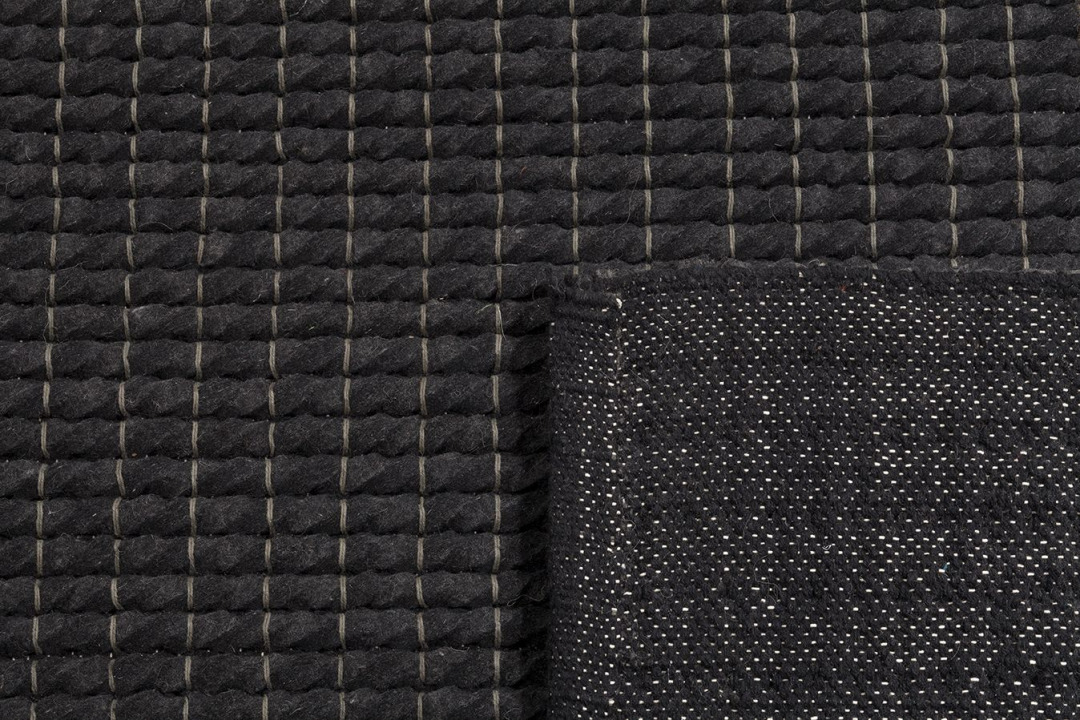 Vloerkleed London Zwart 165cm – foto 4 – A-meubel