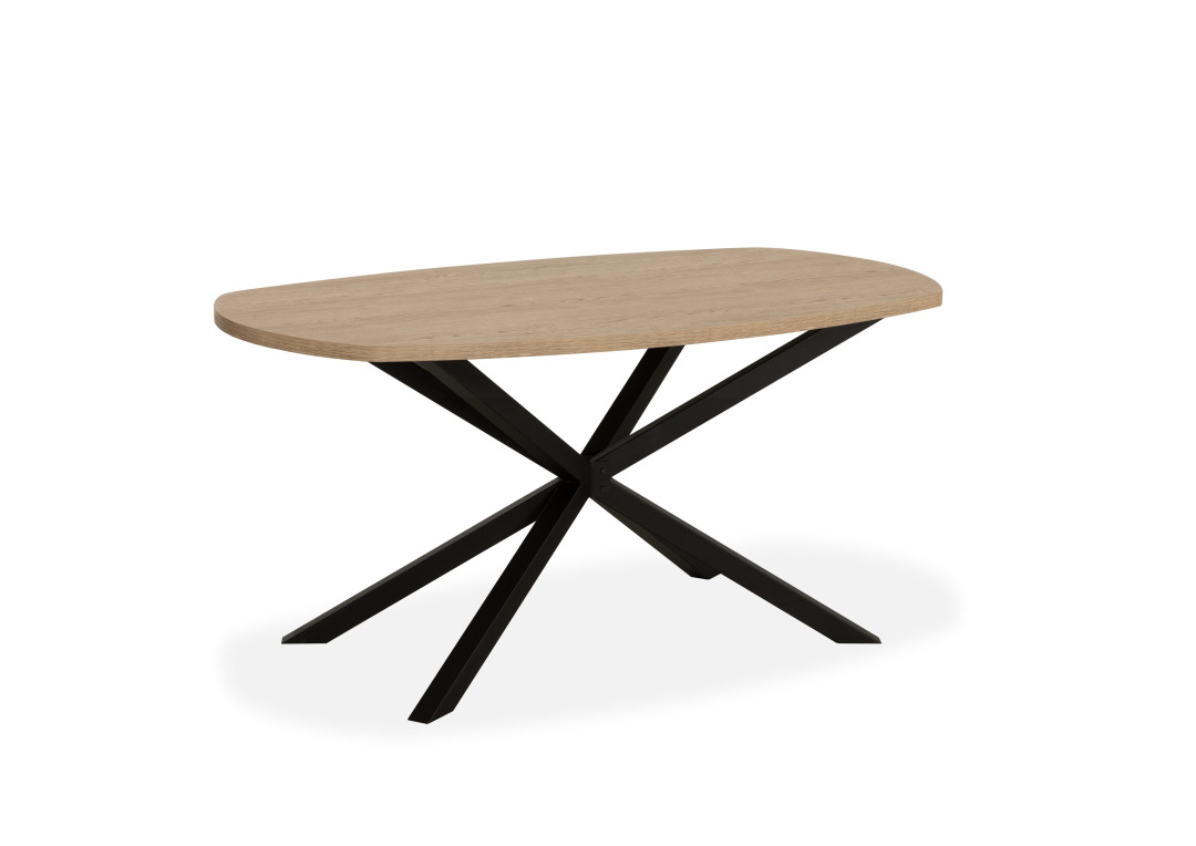 Eettafel Ovaal Scheveningen 160cm – foto 2 – A-meubel