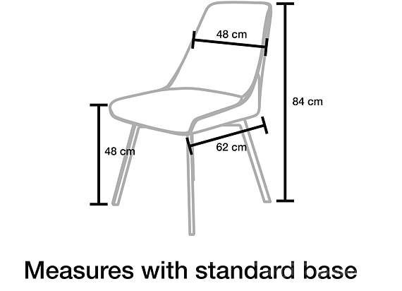 Medemblik Eetkamerstoel 48cm – foto 8 – A-meubel