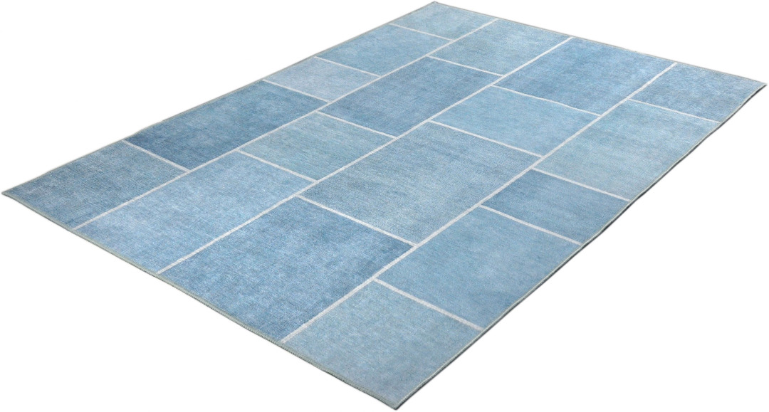 Vloerkleed Novum Turkoise 160cm – foto 3 – A-meubel