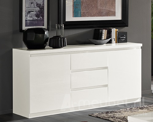 Apeldoorn Dressoir Klein Wit 165cm – foto 2 – A-meubel