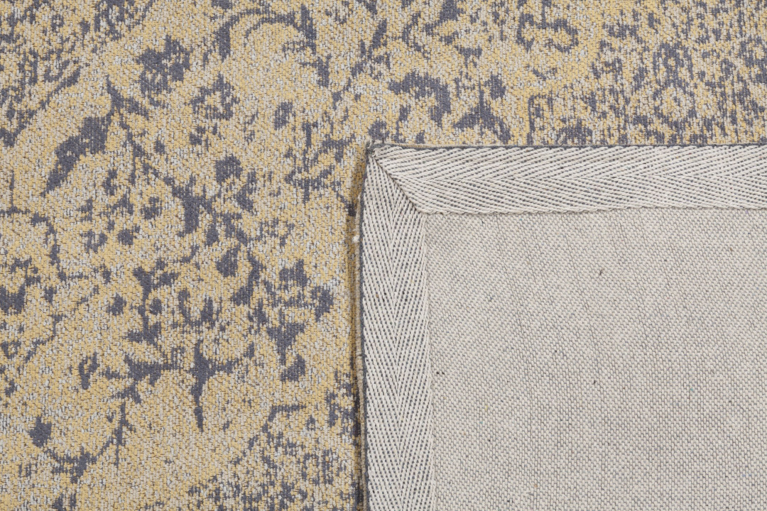 Vloerkleed Tabriz Geel-Grijs 70cm – foto 2 – A-meubel