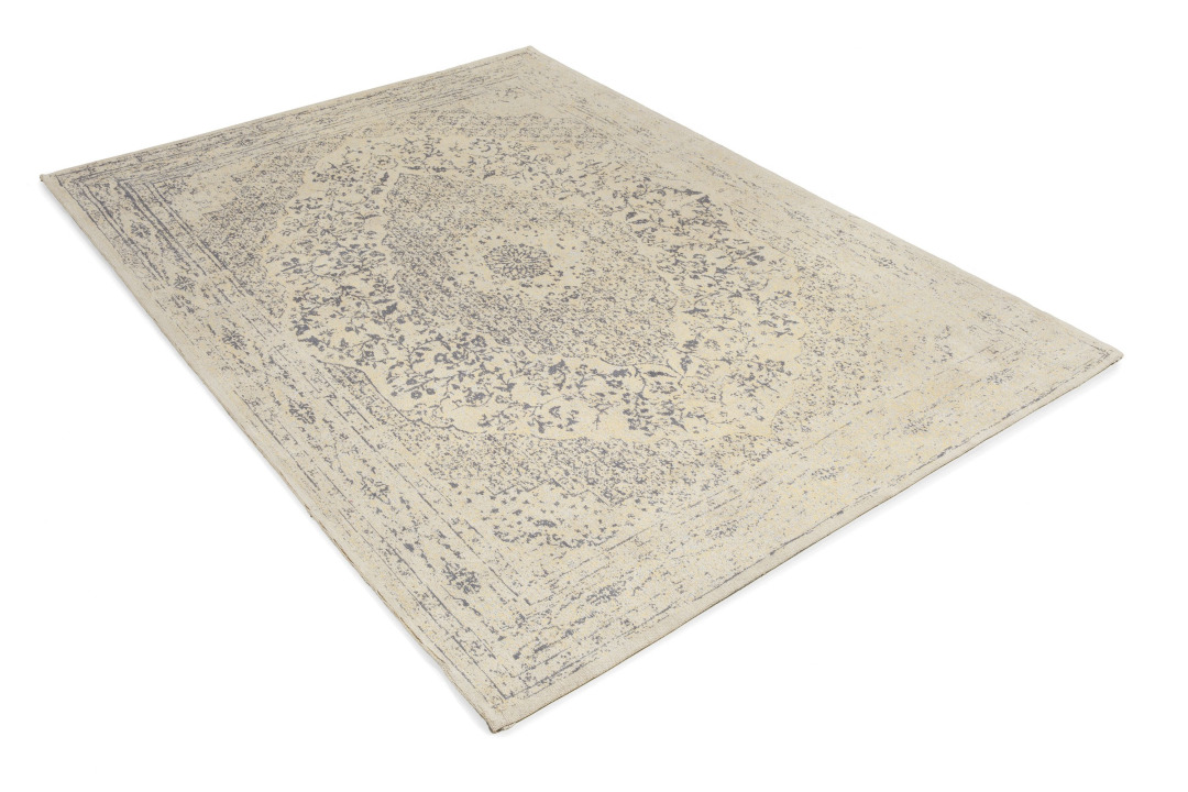 Vloerkleed Tabriz Geel-Grijs 70cm – foto 6 – A-meubel