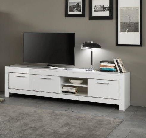 Marknesse TV meubel Groot Wit 207cm – foto 2 – A-meubel