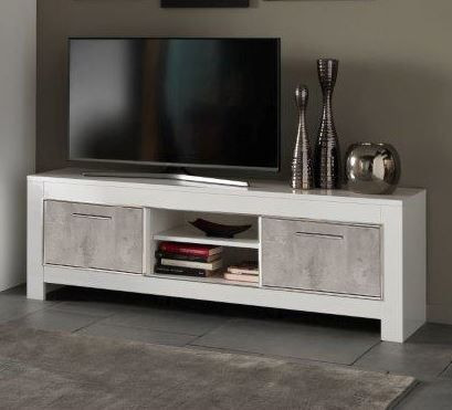 Marknesse TV meubel Groot Wit/Marmer 207cm – foto 2 – A-meubel