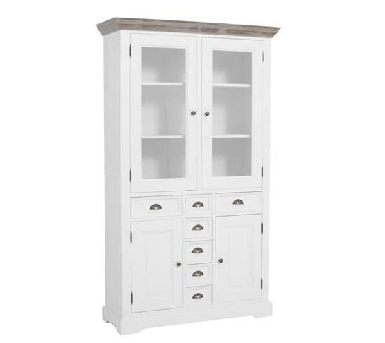 Vitrinekast Fleur Vitrine Kabinet 115 115cm – foto 2 – A-meubel