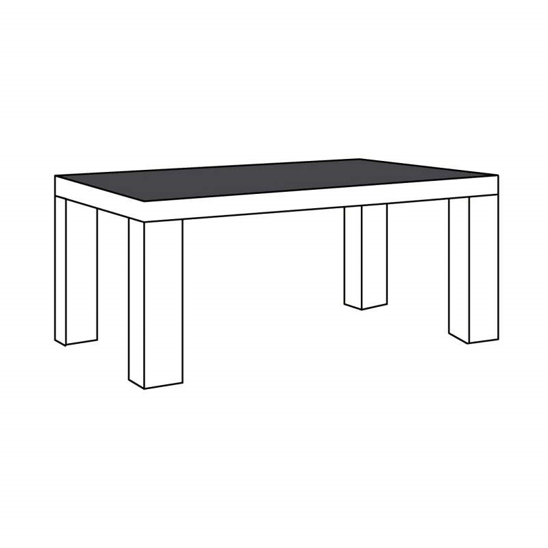 Eettafel-L Tegelen 163cm – foto 2 – A-meubel