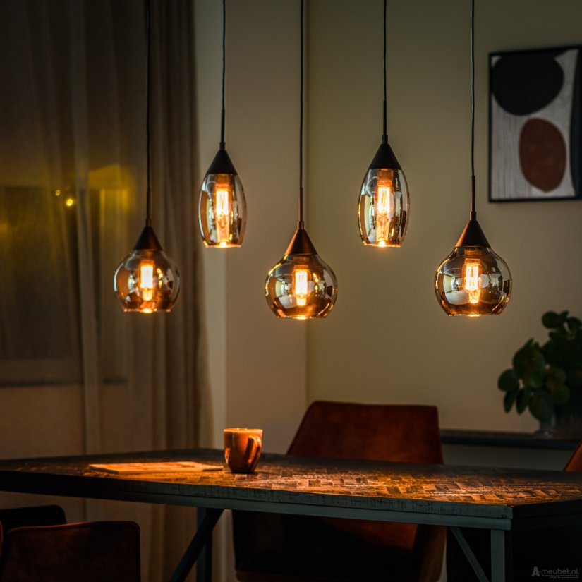 Hanglamp 5-lichts Lola 120cm – foto 2 – A-meubel