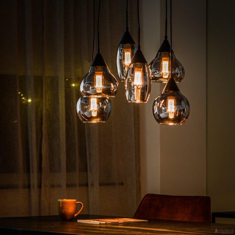 Hanglamp 6-lichts Lola 45cm – foto 2 – A-meubel