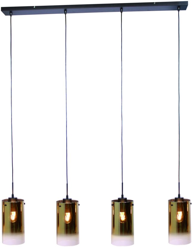 Hanglamp 4 lichts Goud 120cm – foto 6 – A-meubel